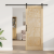 Ușa glisantă  cu set de accesorii 83x211 cm din lemn solid de pin, Ușa interioară  'ORKDAL'83x211x4 cm din lemn solid de pin GartenMobel Dekor