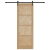 Ușa glisantă  cu set de hardware 83x232 cm din Lemn solid de pin, Ușa Interioară "ORKDAL" 83x232x4 cm din Lemn solid de pin GartenMobel Dekor