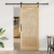 Ușă glisantă  cu set hardware 86x211 cm din lemn masiv de pin, Ușă de interior  'ORKDAL'86x211x4 cm din lemn masiv de pin GartenMobel Dekor