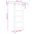 Ușă glisantă  cu set hardware 86x211 cm din lemn masiv de pin, Ușă de interior  'ORKDAL'86x211x4 cm din lemn masiv de pin GartenMobel Dekor
