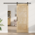 Ușă glisantă  cu set hardware 86x211 cm din lemn masiv de pin, Ușă de interior  'ORKDAL'86x211x4 cm din lemn masiv de pin GartenMobel Dekor