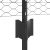 Stâlpi pentru gard  11 buc U-Channel gri 40 cm oțel, Gard hexagonal  gri 0.4x25 m oțel GartenMobel Dekor