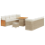 Set de Sofa pentru Grădină  cu 11 Piese și Perne Bej Ratan Acacia, Sofa pentru Grădină  cu 2 Locuri și Perne Bej Ratan Poliratan, Set de Dining pentru Grădină  cu 3 Piese și Perne Bej Ratan Acacia GartenMobel Dekor