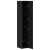 Bufet Stejar negru 30x42.5x185 cm Lemn aglomerat GartenMobel Dekor