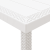 Masă de Grădină Albă 300x100x73 cm Poly Rattan, Masă de Grădină Albă 150x100x73 cm Poly Rattan GartenMobel Dekor