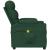 Fotoliu de masaj, verde închis, material textil GartenMobel Dekor