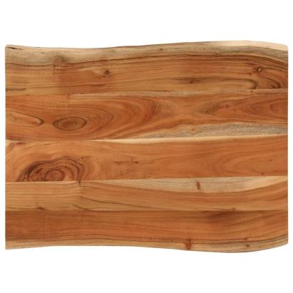 Blat masă, 90x60x3,8 cm, dreptunghiular lemn acacia margine vie GartenMobel Dekor