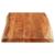 Blat masă, 100x60x3,8cm, dreptunghiular lemn acacia margine vie GartenMobel Dekor