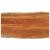 Blat masă, 100x60x3,8cm, dreptunghiular lemn acacia margine vie GartenMobel Dekor