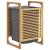Coș de rufe cu sac gri 32x30x36,5 cm, bambus GartenMobel Dekor