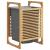 Coș de rufe cu sac gri 32x30x36,5 cm, bambus GartenMobel Dekor