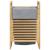 Coș de rufe cu sac gri 32x30x36,5 cm, bambus GartenMobel Dekor