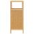 Dulap de baie cu raft, 36x33x87 cm, bambus GartenMobel Dekor
