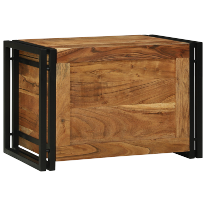 Cufăr de depozitare 60x40x41 cm din lemn masiv de acacia GartenMobel Dekor
