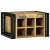 Stativ pentru vin 46x35x27.5 cm Lemn Solid de Mango Brut GartenMobel Dekor
