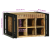 Stativ pentru vin 46x35x27.5 cm Lemn Solid de Mango Brut GartenMobel Dekor