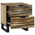 Cabinet de Noapte 40x33.5x46 cm Lemn Masiv de Mango și Lemn Ingineresc GartenMobel Dekor