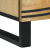 Cabinet TV 100x33.5x46 cm Lemn masiv de mango GartenMobel Dekor