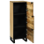 Highboard 40x33.5x110 cm din lemn masiv de mango GartenMobel Dekor