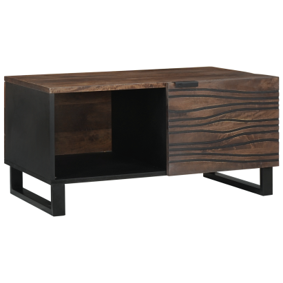 Masă de cafea 80x50x40 cm Lemn masiv Mango & Lemn stratificat GartenMobel Dekor