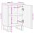 Cabinet de Baie 38x33.5x58 cm Lemn Solid Mango GartenMobel Dekor