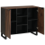 Sideboard 90x33.5x75 cm din lemn masiv de mango GartenMobel Dekor