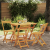 Set Bistro Pliabil din 5 Piese Lemn Solid de Acacia GartenMobel Dekor