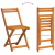 Set Bistro Pliabil din 5 Piese Lemn Solid de Acacia GartenMobel Dekor