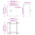Cabinet de Control IP65 Impermeabil Gri 18x13x24 cm Plastic ABS GartenMobel Dekor