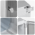 Cabinet de control IP65 Rezistent la apă Gri 40x20x60 cm Plastic ABS GartenMobel Dekor