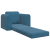 Canapea Pat 2 în 1 Albastră 98x71x83 cm Velvet GartenMobel Dekor
