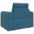 Canapea Pat 2 în 1 Albastră 98x71x83 cm Velvet GartenMobel Dekor