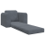 Canapea pat 2 în 1 gri închis 98x71x83 cm catifea GartenMobel Dekor