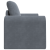Canapea pat 2 în 1 gri închis 98x71x83 cm catifea GartenMobel Dekor
