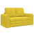 Canapea extensibilă 2 în 1 galben 148x71x83 cm Velvet GartenMobel Dekor