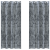 Draperii din catifea 2 bucăți cu ochiuri gri argintiu 245x140 cm GartenMobel Dekor