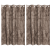 Draperii cu inele Cappuccino Poliester 140 x 175 cm GartenMobel Dekor
