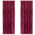 Draperii din catifea 2 piese cu inele Bordo 245x140 cm GartenMobel Dekor