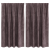 draperii din catifea 2 piese cu ochiuri maro 140x140 cm GartenMobel Dekor