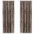 Draperii din catifea 2 pcs cu ochiuri Cappuccino 245x140 cm GartenMobel Dekor