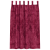 Draperii din Catifea 2 buc cu Bucle Tab Roșu Vin 175x140 cm GartenMobel Dekor