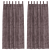 Draperii din catifea 2 buc cu bucle superioare maro 260x140 cm GartenMobel Dekor