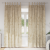 Draperii de catifea 2 buc cu orificii crem 260x140 cm GartenMobel Dekor