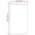 Draperii de catifea 2 buc cu orificii crem 260x140 cm GartenMobel Dekor