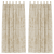 Draperii de catifea 2 buc cu orificii crem 260x140 cm GartenMobel Dekor