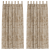 Draperii din catifea 2 pcs cu tab top Champagne 225x140 cm GartenMobel Dekor