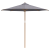Parasol de Grădină - Gri Închis, 270x260 cm, Bambus GartenMobel Dekor