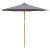 Parasol de Grădină - Gri Închis, 270x260 cm, Bambus GartenMobel Dekor
