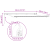 Cadru Umbrele Retractabil Manual 3.5x2 cm Metal GartenMobel Dekor