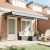 Cadru de copertină retractabil manual 4x2 cm metal GartenMobel Dekor